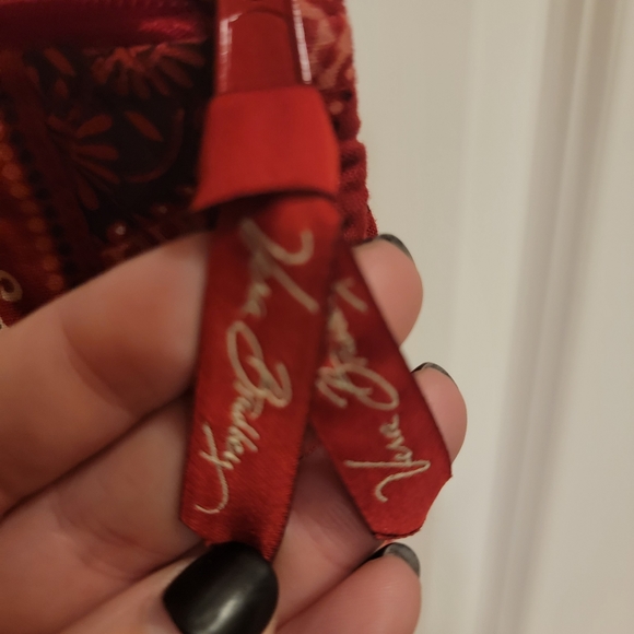 VERA BRADLEY MESA RED BAG PURSE RETIRED, Quilted - Picture 3 of 9